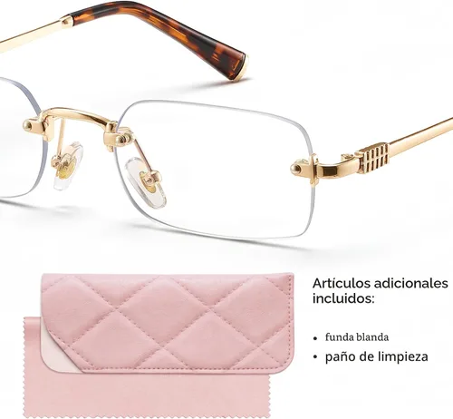 Vista 7 de livho Blue Light Blocking Glasses for Women and Men, Lightweight Metal Frame Computer Glasses, Anti Eye Strain, UV Protection