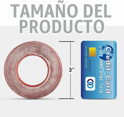 Vista 9 de VERSAF Cinta de Doble Cara Resistente - 1,27 cm x 3 m de Acrílico, Cinta Adhesiva Fuerte Extraíble de Doble Cara para Montaje, Transparente
