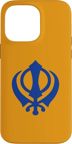 Vista 21 de Khanda Sikh Symbol Chakkar Kirpans Chakra Sikhism - Carcasa para iPhone 17