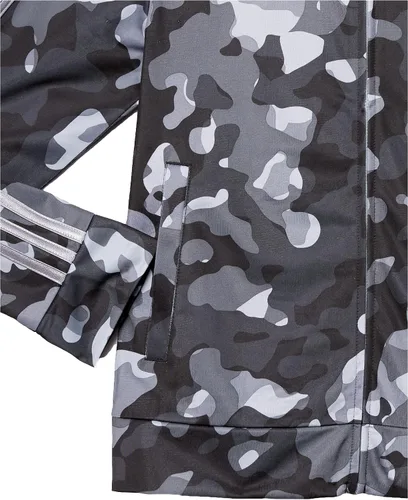 Vista 8 de adidas Chaqueta de tricot icónica con cremallera frontal para niños