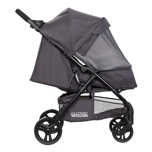 Vista 6 de Baby Trend Passport® Carrito con Silla de Paseo, Cielo Plateado plateado (Silver Sky)