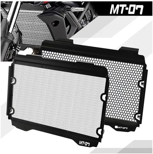 Vista 3 de Radiator Grille Guard for Ya&maha MT-07 FZ-07 MT07 FZ07 2021 2022 2023 MT 07 FZ 07 Motorcycle Accessories Radiator Grille Guard Cover Protector Parts