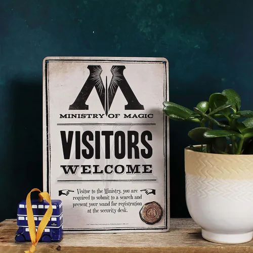 Vista 8 de Cartel de hojalata pequeño - Harry Potter (Ministry Of Magic)