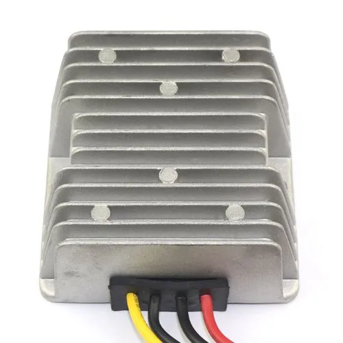 Vista 5 de DROK? Transformador reductor de voltaje CC-CC (12V/24V A 5 V 5A/25W) para autos , 1