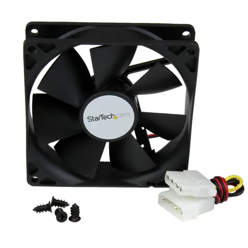 Vista 18 de StarTech.com Ventilador de repuesto para carcasa de computadora con rodamiento de bolas de 2.362 x 0.394 in con conector TX3, 3 pines, negro