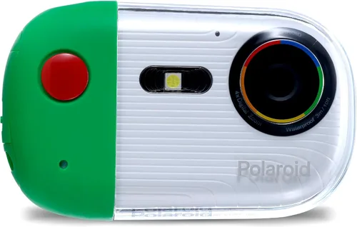 Vista 2 de Cámara submarina Polaroid - 18MP 4K UHD, impermeable para esnórquel y buceo con pantalla LCD, recargable por USB