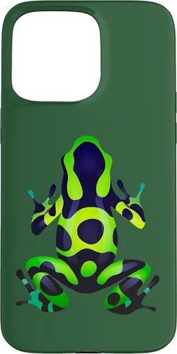 Vista 31 de Green & Black Poison Dart Frog Colored Exotic Amphibian Pet Case for iPhone 16