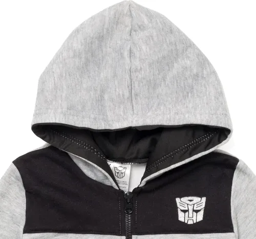 Vista 4 de Transformers Optimus Prime Bumblebee Megatron - Sudadera con capucha de media cremallera para niños pequeños a grandes