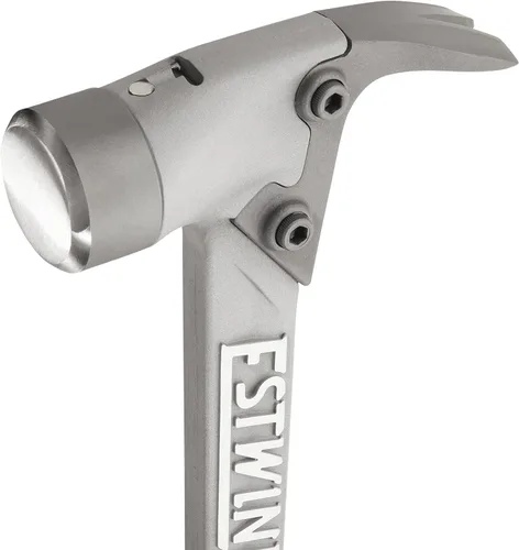 Vista 3 de ESTWING AL-PRO Martillo de Enmarcado de Aluminio - 14 oz Garra Recta Rip con Cara Lisa y Agarre de Reducción de Impactos - ALBK, Negro