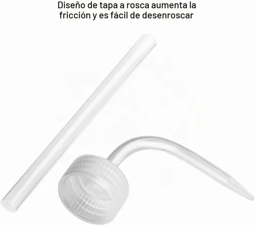 Vista 3 de stonylab Botella de lavado químico, paquete de 2 botellas de plástico para lavado de laboratorio de seguridad, LDPE con boca estrecha, 8.5 fl oz