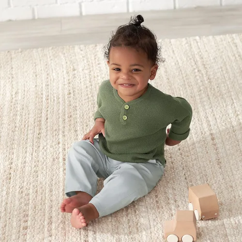 Vista 5 de Gerber Pantalones de lona para bebés y niños pequeños