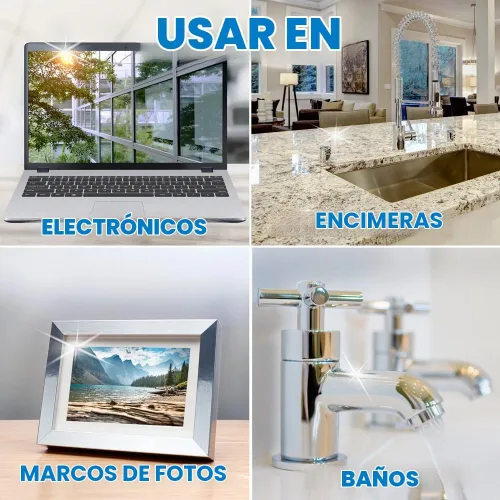 Vista 6 de Glass Plus Limpiador de vidrio, botella de 32 fl oz, limpiador de vidrio multisuperficie (paquete de 2)