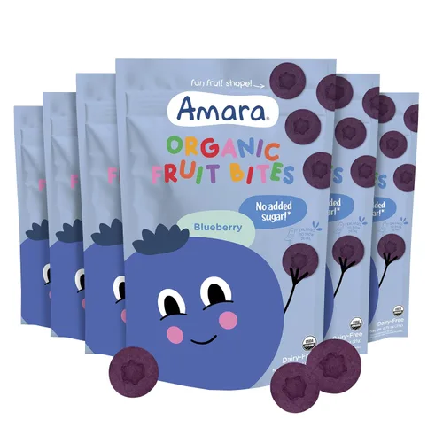 Vista 9 de Amara Bocaditos de frutas orgánicas de col rizada de manzana, sin colores/tintes artificiales, azúcar añadida, aperitivos de frutas sin lácteos
