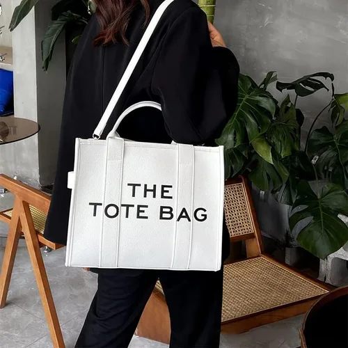 Vista 7 de Taiuloo The Tote Bag para mujer, bolso de mano de cuero con cremallera, bolsa de hombro para mujer, bolsa cruzada para oficina, viajes