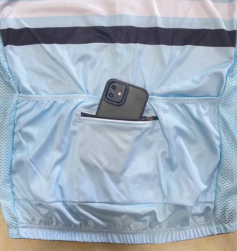 Vista 9 de Coconut Ropamo CR - Conjunto de camiseta de ciclismo para hombre, con cremallera, bolsillo con cremallera, manga corta, kits de ciclismo, pantalones