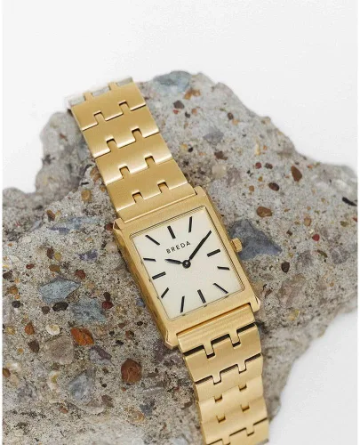 Vista 4 de Breda Reloj de pulsera 'Virgil' de acero inoxidable y metal, 1.024 in