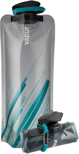 Vista 10 de Vapur Botella Flexible y Plegable de Boca Ancha Anti-Botella con Mosquetón Desmontable, Hidratación Conveniente y Portátil para Viajes y Aventuras
