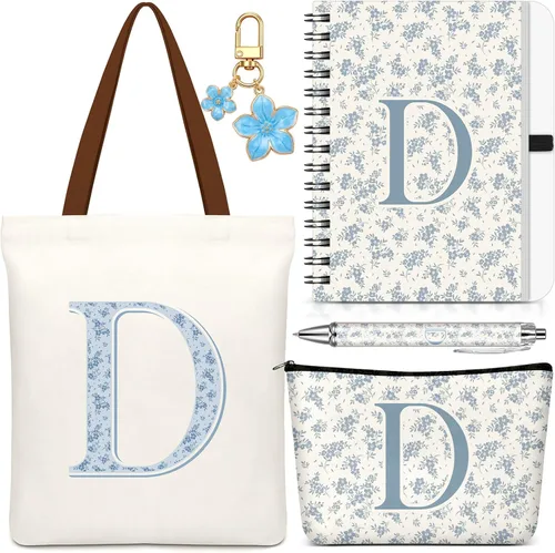 Vista 28 de Talltalk 5 piezas de bolsas de mano con iniciales, regalos para mujer Beige