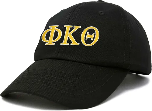 Vista 4 de DALIX Phi Kappa Theta - Gorro bordado con letras griegas