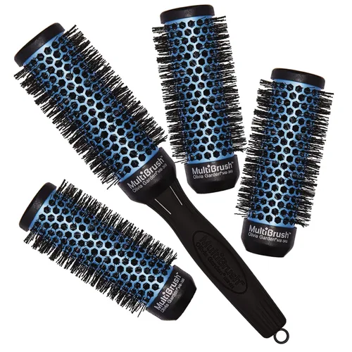 Vista 15 de Olivia Garden MultiBrush - Cepillo térmico desmontable no eléctrico con barril de cerámica