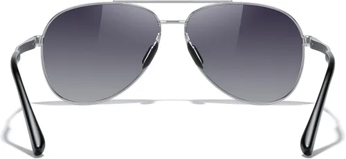 Vista 4 de MERRY'S Gafas de sol de aviador para hombres y mujeres, lentes polarizadas para conducción, lentes espejados, protección UV 400, 2.283in