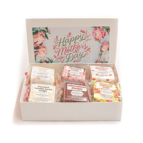 Vista 15 de Valley Fudge, caja de regalo para amantes del caramelo, dulce de azúcar artesanal fresco, mantequilla real, caramelo gourmet a granel, envuelto