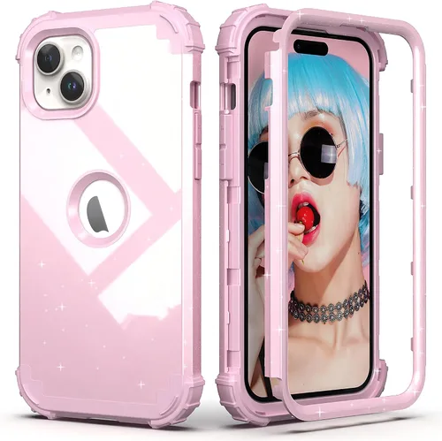 Vista 31 de IDweel Funda para iPhone 13 con Protector de Pantalla, para Funda iPhone 14, Híbrida Resistente a Golpes de Servicio Pesado Protección Cubierta Dura