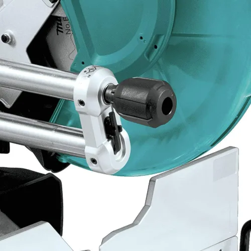 Vista 2 de Makita LS1219L Sierra ingletadora compuesta deslizante de doble bisel de 12" con láser