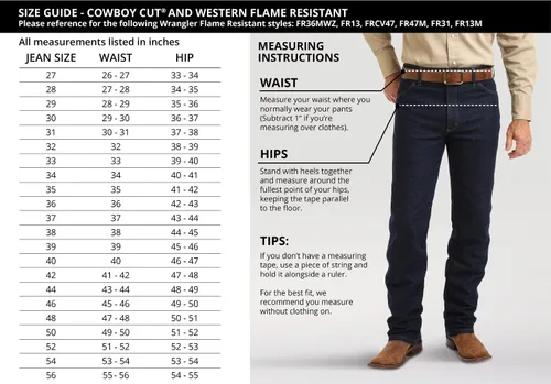 Vista 6 de Wrangler Jeans de mezclilla ligeros Fr resistentes al fuego y ajuste regular para hombre