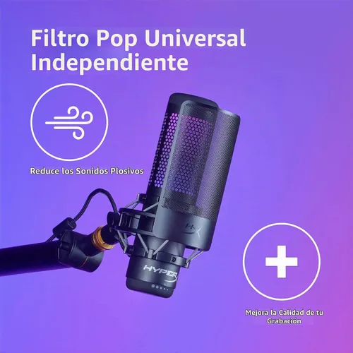 Vista 2 de HyperX Filtro Pop para micrófono de escudo