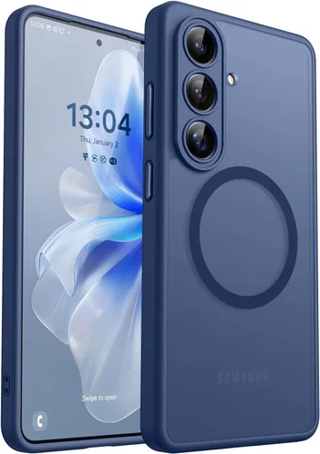Vista 16 de CANSHN Funda diseñada para Samsung Galaxy A16-5G [protección completa de la cámara] [compatible con Magsafe] funda protectora trasera translúcida