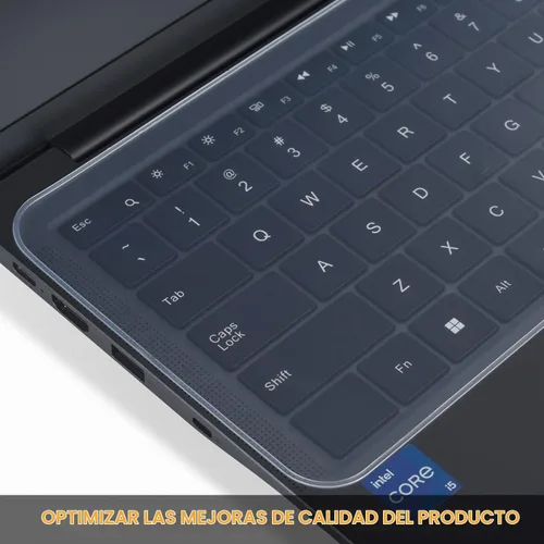 Vista 6 de Protector Universal de Teclado Funda Protectora para Portátil de 13-14 pulgadas, Silicona Ultrafina Impermeable a Prueba de Polvo Protector