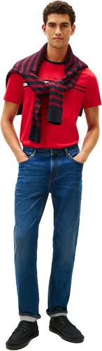 Vista 3 de Tommy Hilfiger Mens Short Sleeve Tino T-Shirt Manzana roja
