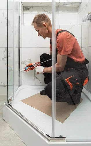 Vista 7 de Clear BioSeal Sellador Masilla de Silicona 100% Grado Cocina y Baño, Resistente al Agua y Sin Olor Sin Cambio de Color Cartucho de 10.1 Onzas