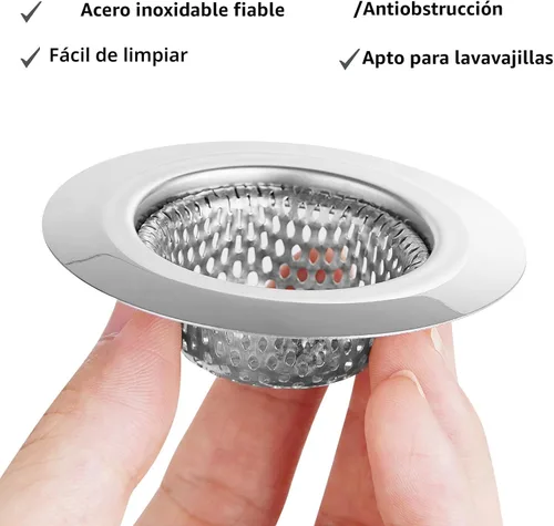 Vista 3 de Ohtomber Colador de drenaje de bañera de acero inoxidable de 2.79 pulgadas
