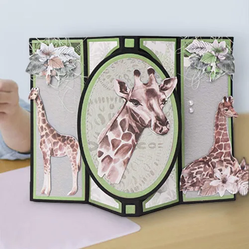 Vista 4 de Estivaux Troqueles con Forma de Tarjeta 3D para Hacer Tarjetas, Juegos de Troqueles de Corte de Tarjetas de Regalo de Forma Rectangular, Troqueles