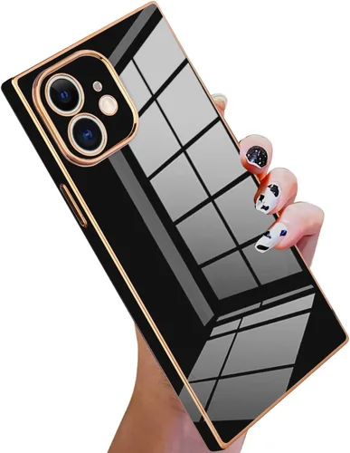 Vista 79 de KANGHAR Funda compatible con iPhone 12 de lujo con bonito diseño galvanizado, carcasa de cuerpo completo, antiarañazos, a prueba de golpes, funda