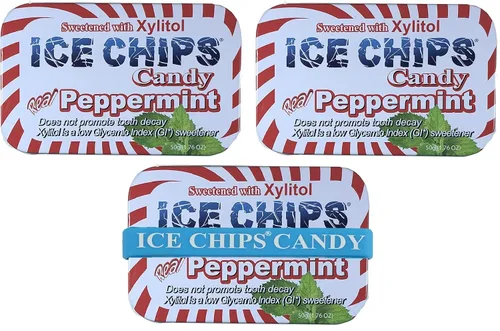 Vista 25 de ICE CHIPS Latas de caramelo de xilitol (Clove Plus, paquete de 3) - Incluye banda como se muestra