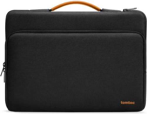 Vista 21 de tomtoc Estuche protector 360 para portátil de 13 pulgadas para el nuevo Surface Pro 11th, Copilot+PC 2024, Surface Pro 10/9/8/X con teclado Negro