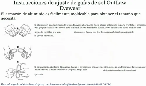 Vista 7 de OutLaw Eyewear Fugitive - Gafas de sol tácticas de aluminio y motocicleta, ANSI Z87.1 Protección contra impactos EE. UU Negro
