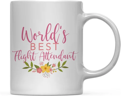 Vista 25 de Andaz Press Taza de café de 11 oz, regalo de broma de la mejor abbuela del mundo, diseño floral, paquete de 1