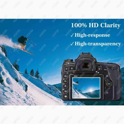 Vista 6 de ULBTER Protector de pantalla para Nikon D750 D780 y pantalla superior [2+2 unidades]