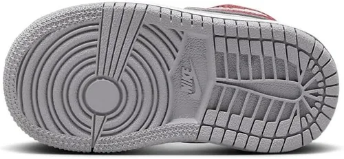 Vista 6 de Jordan Toddler Air Jordan 1 Mid Retro Basketball Shoes Cherrywood Red Cement Grey White Sneakers Cherrywood Rojo/Cemento Gris/Blanco