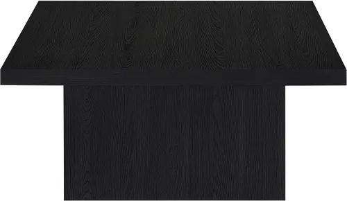 Vista 6 de Coaster Home Furnishings - Devar - Madera - Mesa de centro cuadrada con base de plinto, diseño geométrico y estilo contemporáneo - Sala de estar