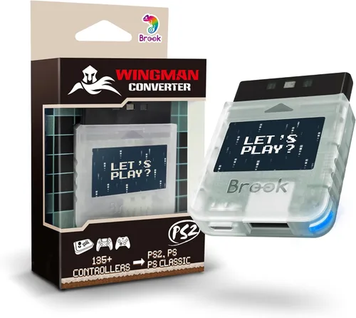 Vista 11 de Brook Wingman PS2 Converter - Wireless Version of PS4/3 to PS2/1, Retro Consoles Converter on PS2/ PS1/PS Classic Consoles, for PS Retro Consoles