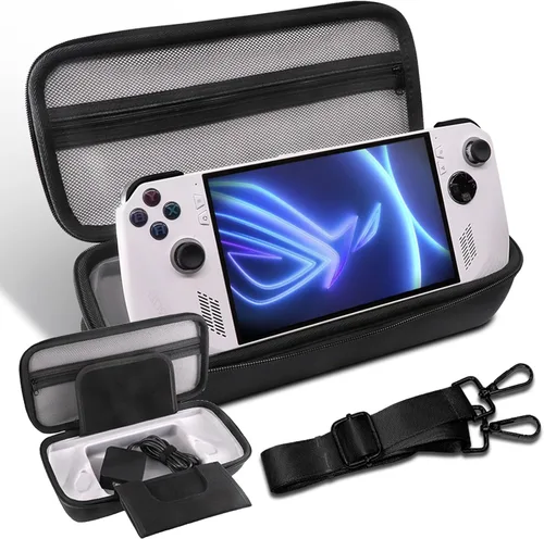 Vista 9 de Miimall Compatible with PlayStation Portal Travel Case, PS Portal Carrying Case PU + EVA Shockproof Anti Scratch Hard Travel Carrying Case Travel