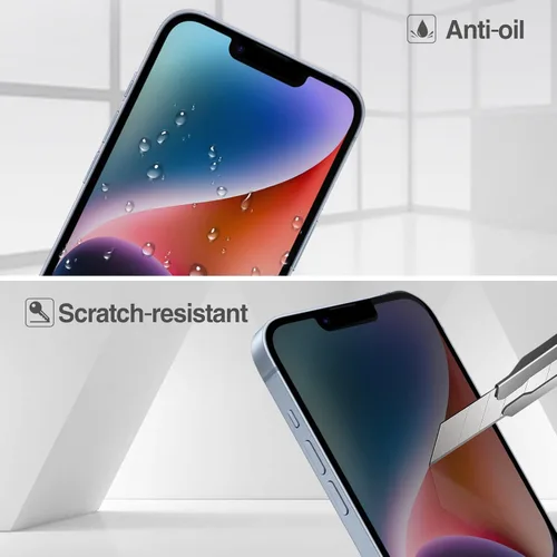 Vista 11 de ProCase Paquete de 2 protectores de pantalla de privacidad para iPhone 17e, 16e, 14, 13, 13 Pro
