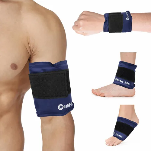Vista 13 de Paquetes de hielo flexibles y suaves para lesiones – Paquete frío reutilizable para congelador, terapia de compresa fría y caliente, almohadilla