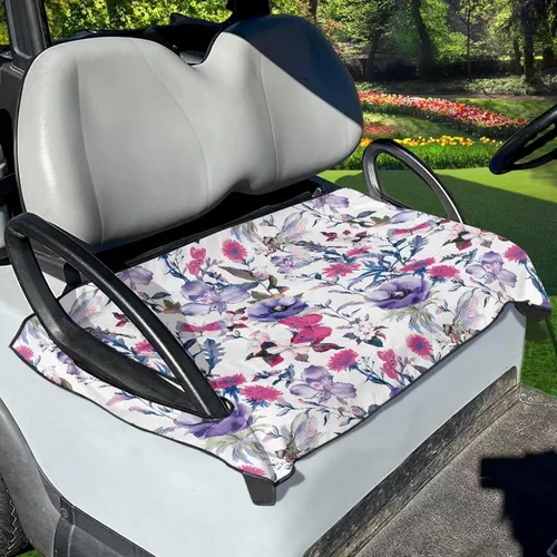 Vista 23 de Accesorios para carrito de golf, fundas de asiento para EZGO, ajuste universal, mantas de toalla de asiento para carrito de golf, fácil de instalar