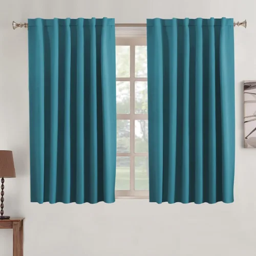 Vista 51 de Turquoize Cortinas Opacas con Aislamiento Térmico Paneles de Tratamiento de Ventanas con Bolsillo para Barra Paneles de Ventana para Ventanas